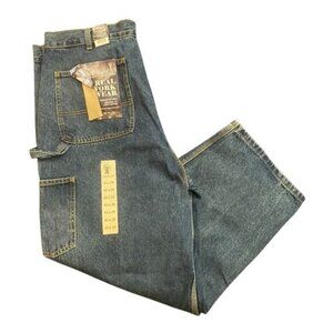 RK Brand Real Work Wear Men's 42 x 29 Carpenter Jeans Rural King READ DESC *2D